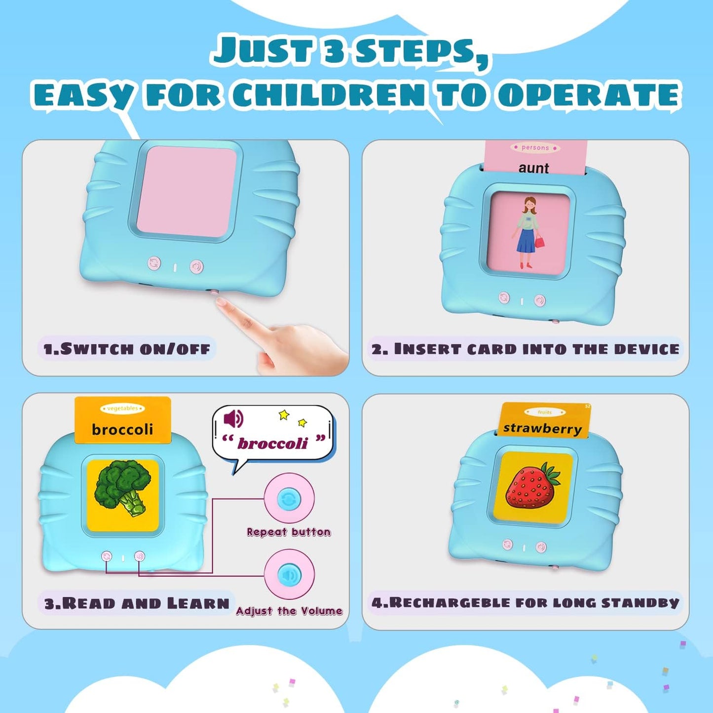 Educative Talking Flashcards